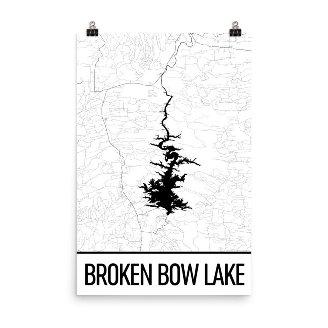 Broken Bow Lake Oklahoma Broken Bow Lake OK Broken Bow Lake Etsy