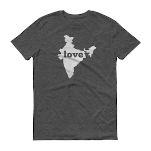 Indien, Indien Kleidung, indische Shirt, Indian T Shirt, indische Kleidung, Indien Karte, indische Geschenke, in Indien, Shirt, T-Shirt, Liebe, Kleidung