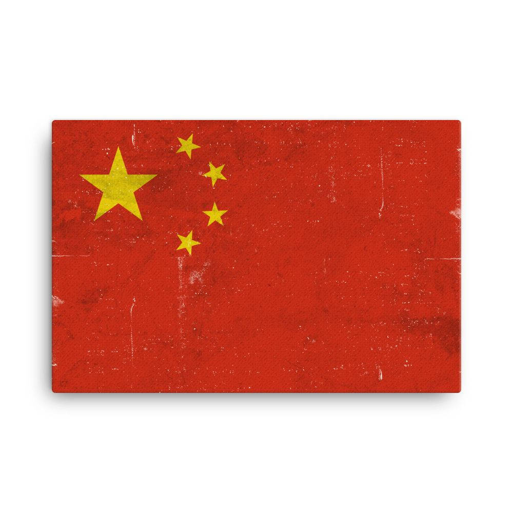 中国国旗キャンバスプリント：中国の誇りを体現した壁アート - Etsy 日本