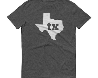 T-shirt Texas Map: TX State Pride T-shirt