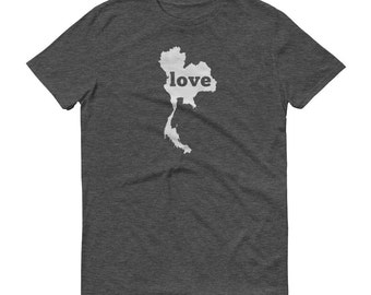 Thailand, Thai Clothing, Thailand Shirt, Thai T Shirt, Thailand TShirt, Thailand Map, Thai Gifts, Made in Thailand, Thailand Love Shirt