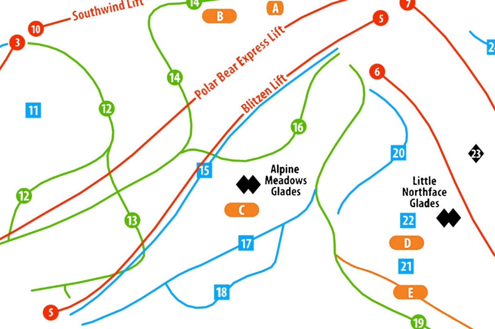 Seven Springs Resort Ski Map Art Seven Springs PA Gifts Etsy