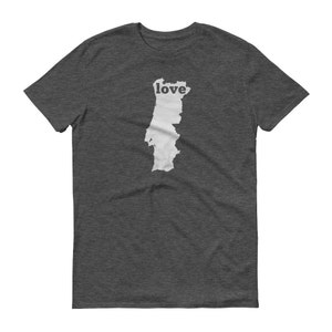 Portugal, portugiesische Kleidung, portugiesische Shirt, Portugal-T-Shirt, Portugal-TShirt, Portugal-Karte, portugiesische Geschenke, hergestellt in Portugal, Liebe