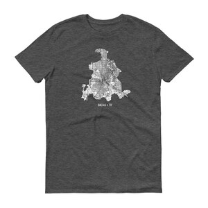 Dallas Shirt, Dallas TX, Dallas TShirt, Dallas Geschenk, Dallas Tee, Dallas Karte, Texas Shirt, Texas Karte, Dallas Kunst, Texas Art, Dallas, Texas