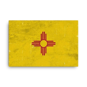 New Mexico Flag Art: NM State Canvas Print or Poster