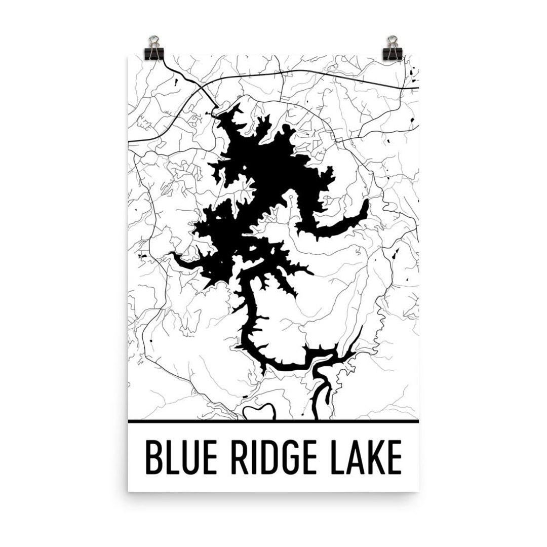 Blue Ridge Lake Blue Ridge Lake GA, Blue Ridge Lake Map