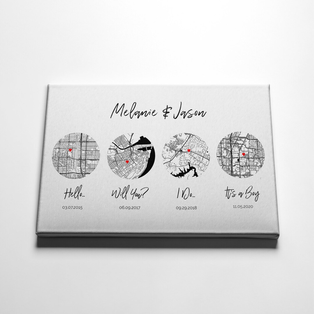 Custom 2nd Anniversary Cotton Gift, Second Anniversary, Wedding Gift