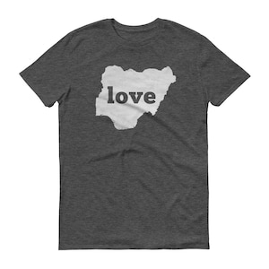 Nigeria, Nigeria ropa, camiseta Nigeria, T nigeriano Nigeria camiseta camiseta, Nigeria Nigeria mapa regalos, en Nigeria, Nigeria amor