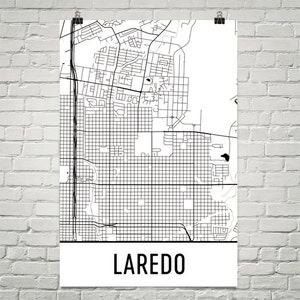 Laredo Map, Laredo Art, Laredo Print, Laredo Texas Poster, Laredo Wall Art, Laredo Poster, Laredo Gift, Laredo Decor, Laredo Map Art, Modern