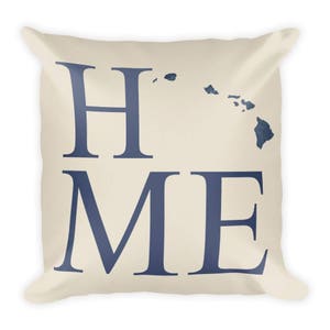 Hawaii Pillow, Hawaii Gifts, Hawaii Decor, Hawaii Home, Hawaii Throw Pillow, Hawaii Art, Hawaii Map, Hawaii Made, Hawaii Cushion, Hawaii