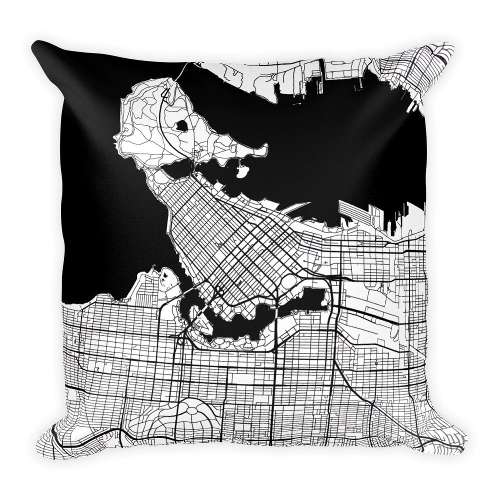 Vancouver Pillow Vancouver Decor Vancouver Throw Pillow Etsy España