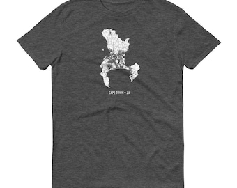 Cape Town Map Shirt: South Africa Tee, City Street Map