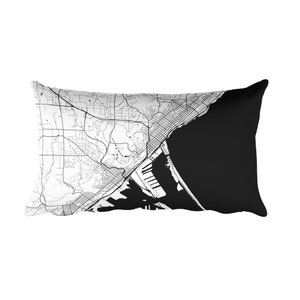 Duluth Pillow, Duluth Decor, Duluth Cushion, Duluth Throw Pillow, Duluth Gift, Duluth Throw, Duluth MN Map, Duluth Art, Duluth, Duluth Minn