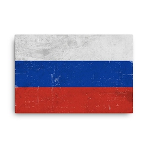 Russian Flag Print 