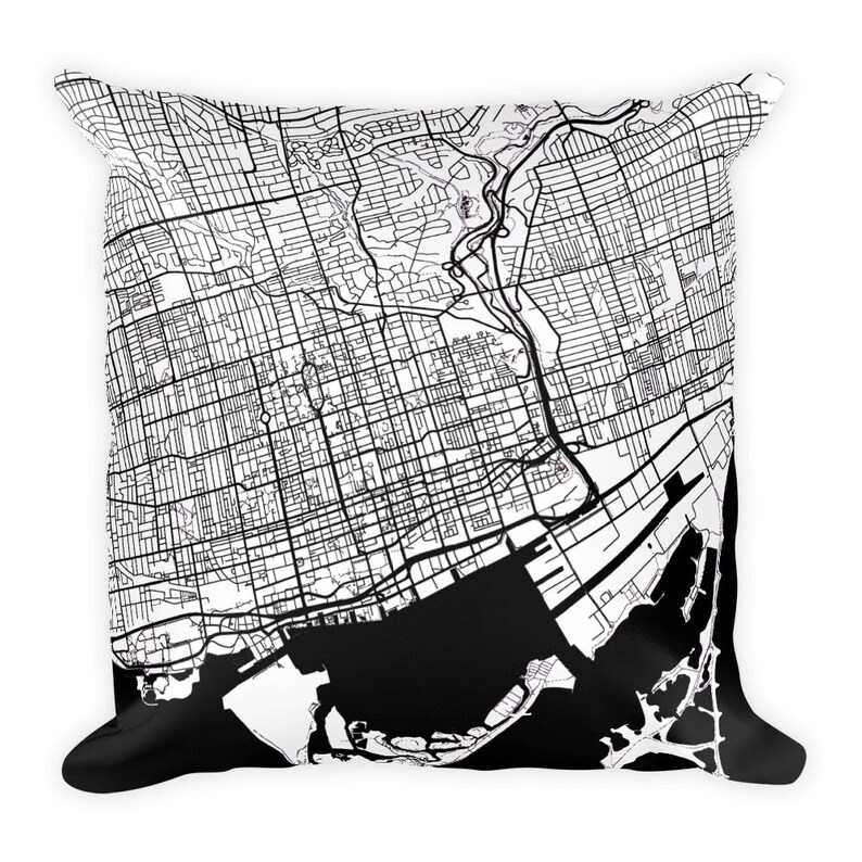 Toronto Pillow Toronto Decor Toronto Throw Pillow Toronto Etsy