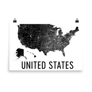 US Map, USA Map, America Map, United States Map, Map of USA, America Map, Map of America, Map Poster, Wall Art, Map Art, Travel Map, Print