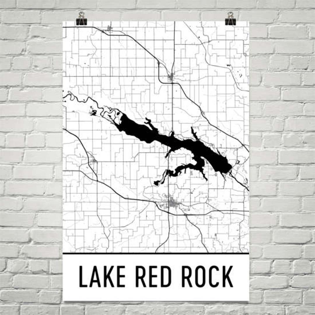 Lake Red Rock Iowa, Lake Red Rock IA, Des Moines Map, Des Moines Decor