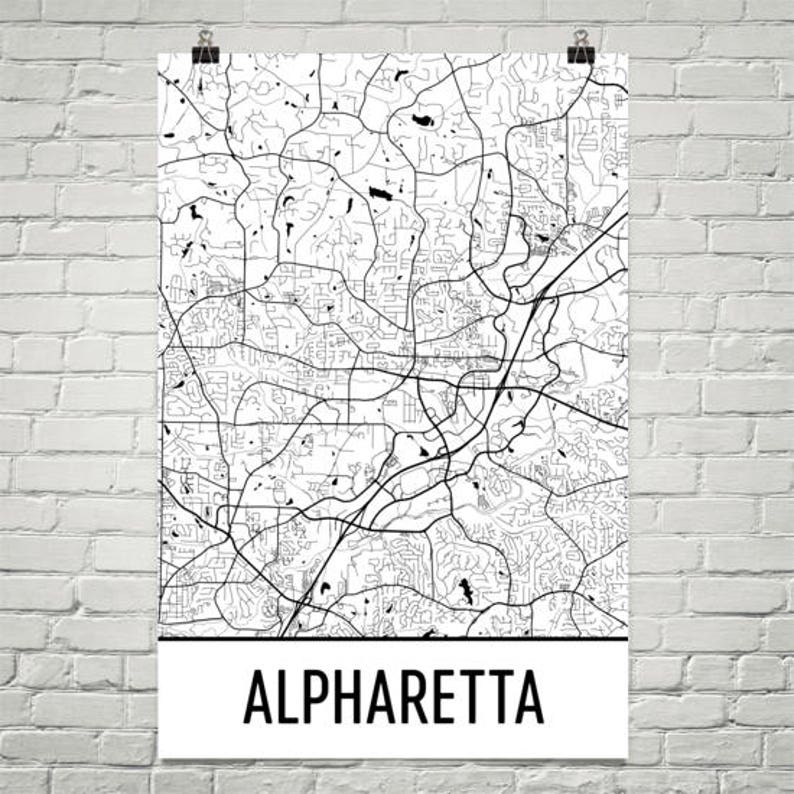 Alpharetta Zip Code Map