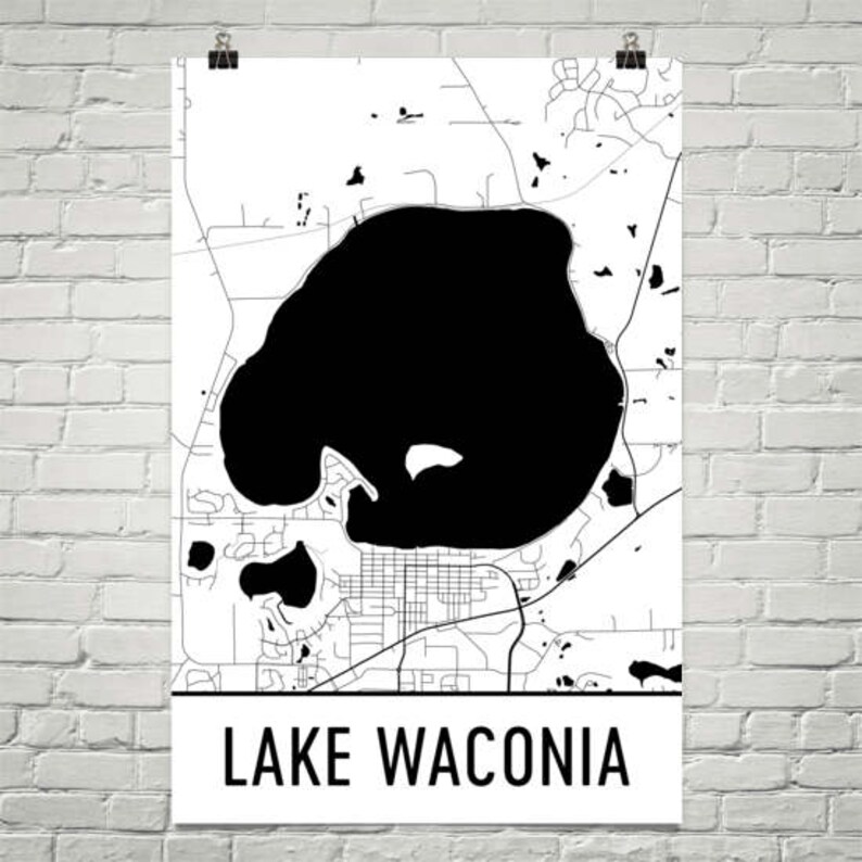 Lake Waconia Minnesota Lake Waconia MN Minnesota Art Etsy