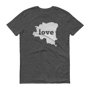 Ropa de Congo, Congo, Congo Congo camiseta T Shirt, Congo camiseta, Congo mapa, Congo regalos, hechos en Congo, Congo amor camiseta, Congo democrático