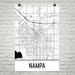 Nampa Map, Nampa Art, Nampa Print, Nampa Idaho Poster, Nampa Wall Art ...