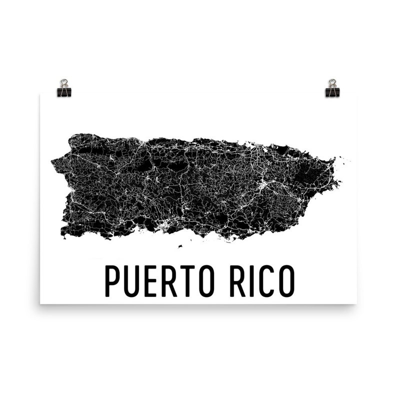 Puerto Rico Art Puerto Rico Wall Art Puerto Rico Gift Etsy