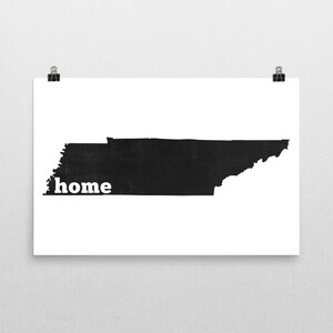 Tennessee Home, Karte von Tennessee, Tennessee State, Tennessee-Karte, Tennessee-Kunst, Tennessee-Druck, Wandkunst, Zeichen, Geschenke, Dekor, Poster