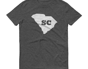 South Carolina State Pride T-Shirt, SC Outline Tee