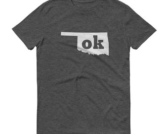 Oklahoma Map T-Shirt: OK Zustand Pride T-Shirt