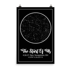Valentine's Day Gift For Him, For Her, For Boyfriend, For Husband, For Girlfriend, For Wife, Personalized Valentines Gift, Star Map image 7