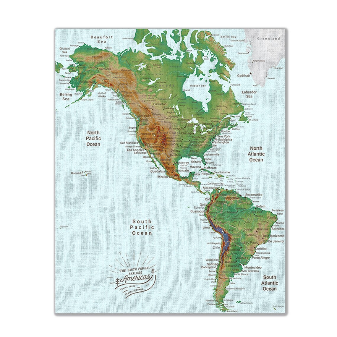 North America Travel Map Mark Your - Il 1140xN.2228191318 E0i4 