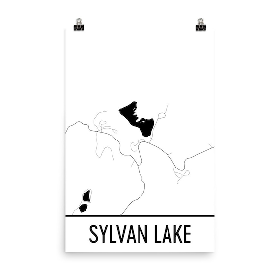 Sylvan Lake South Dakota Sylvan Lake SD Sylvan Lake Map Etsy UK
