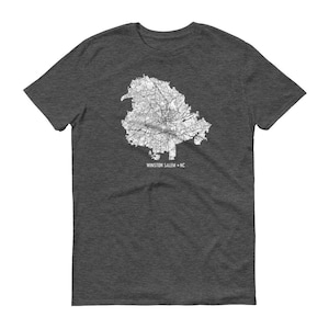 Camisa de Winston Salem, Winston Salem NC, Winston Salem camiseta, regalo de Winston Salem, Winston Salem mapa, Winston Salem Tee, mapa de camisa, NC NC
