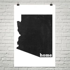 Arizona Home, Arizona State, Map of Arizona, Arizona Print, Arizona Art, Arizona Map, Arizona Wall Art, Arizona Sign, Arizona Gifts, Decor