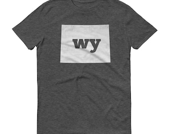 Wyoming Map T-Shirt: State Pride WY Tee
