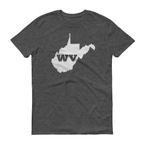 West Virginia Tshirt, West Virginia, West Virginia Shirt, WV Shirt, West Virginia State, Tee, State Pride, Gifts, Map, Shirt, TShirt, Tee