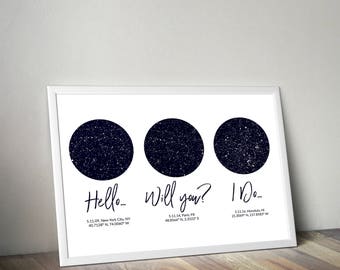 Anniversary Gift For Woman, Hello, Will You, I Do, Second Anniversary Gift, 2nd Anniversary, Cotton Anniversary Gift, For Her, For Him