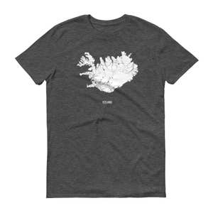 Camisa de Islandia, Islandia, Islandia, Islandia camiseta regalo, Islandia Tee, Islandia arte, Islandia mapa, regalos de viaje, mapa camisa, mapa de viaje