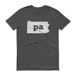Pennsylvania Tshirt, Pennsylvania, Pennsylvania Shirt, PA Shirt, Penn State, Tee, State Pride, Gifts, State, Map, Shirt, TShirt, PA