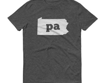 Pennsylvania Map T-Shirt: PA State Pride Tee
