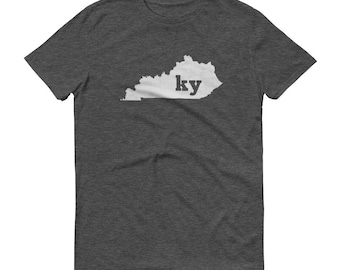 T-shirt Kentucky Map Outline, T-shirt State Pride