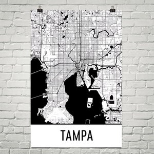 Tampa Bay Kunst, Tampa Bay Druck, Tampa Bay FL Poster, Tampa Wandkunst, Tampa Bay Karte, Karte von Tampa Bay, Tampa Bay Geschenk, Tampa Bay Dekor, Kunst