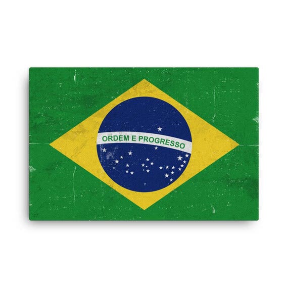 Bandera de Brasil, Arte de bandera de Brasil, Bandera brasileña, Arte de la  muralla de la