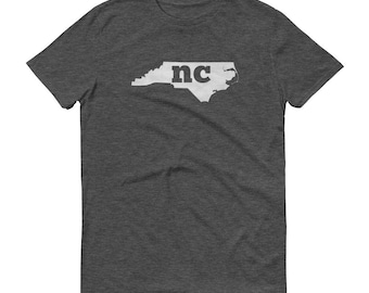 T-shirt met kaart van North Carolina: NC State Pride T-shirt