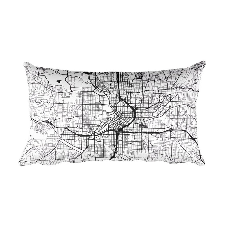 Atlanta Pillow Atlanta Throw Pillow Athens Decor Atlanta Etsy
