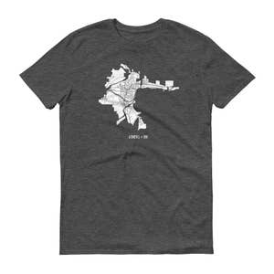 Camiseta de Atenas, OH Atenas, camiseta de Atenas, Atenas regalo, Tee de Atenas, Atenas mapa, Ohio, Ohio camisa mapa, Universidad, graduación regalo, U
