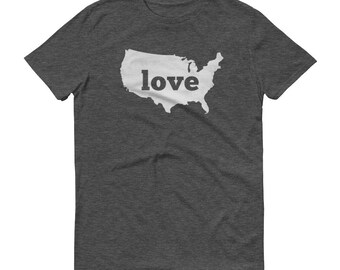 America Shirt, America T Shirt, USA Shirt, USA TShirt, USA Clothing, America Map, American Gifts, Made in America, Made in usa, Love Us