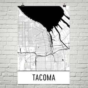 Tacoma Map, Tacoma Art, Tacoma Print, Tacoma WA Poster, Tacoma Wall Art, Tacoma Poster, Tacoma Gift, Tacoma Decor, Tacoma Map Art, Art Print