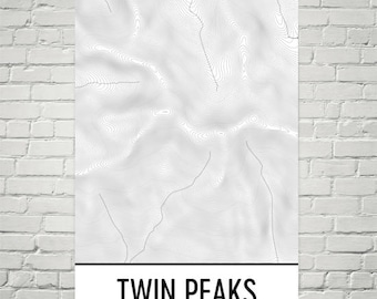 Mount Timpanogos Topographic Map Print: Utah Mountain Art