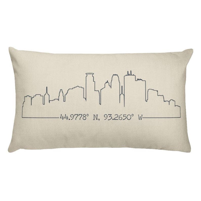 GPS Coordinates Pillow Custom Coordinates House Coordinates Etsy